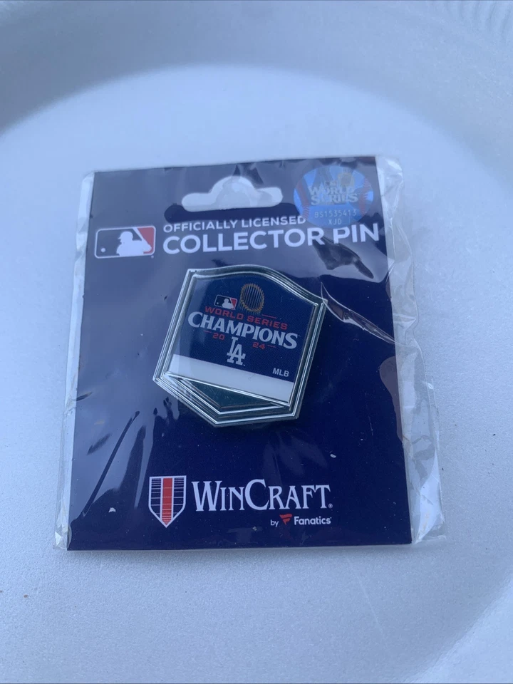 LA Dodgers 2024 World Series Champions Collector Pin Wincraft