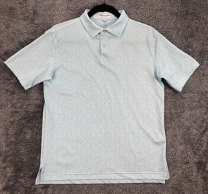 Peter Millar Polo Shirt Boys Large Blue Summer Comfort Golf Performance Stretch - Picture 1 of 20