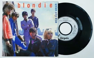 BLONDIE 7" Union City Blue Original VINYL Single 1979 UK SILVER Injection Label - Picture 1 of 4