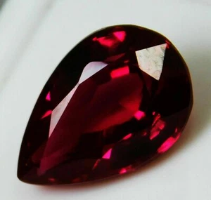 9,40 kt Mosambik Rot Rubin Birne Schliff L Thanksgiving - Bild 1 von 3