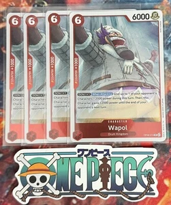 4x One Piece OP08-014 R Wapol - English - Playset - TCG - Picture 1 of 1