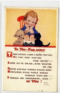 (Gc9571) Mabel Lucie Attwell, Valentine 2040, To You Far Away, 1932 - Imagen 1 de 4