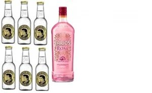 Larios Rosé Gin 0,7 L 37,5% Vol. + 6 Fl. Thomas Henry Tonic a 200ml - Bild 1 von 1
