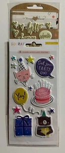 Crate Paper Maggie Holmes Confetti or Hooray Puffy Stickers-Birthday-You Choose - Picture 1 of 10