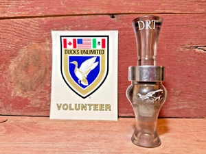 Echo Calls Acrylic DRT Double Reed Timber Mallard Hen Duck Call--Smoke - Picture 1 of 6