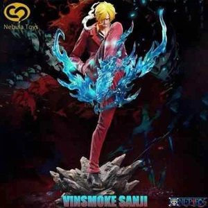 Figura de una pieza de 28 cm Figuras de anime Sanji Pop Fumando Sanji Figura Pie de diablo - Imagen 1 de 12