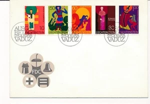 D146270 Patron Saints 1968 FDC Liechtenstein - Picture 1 of 1