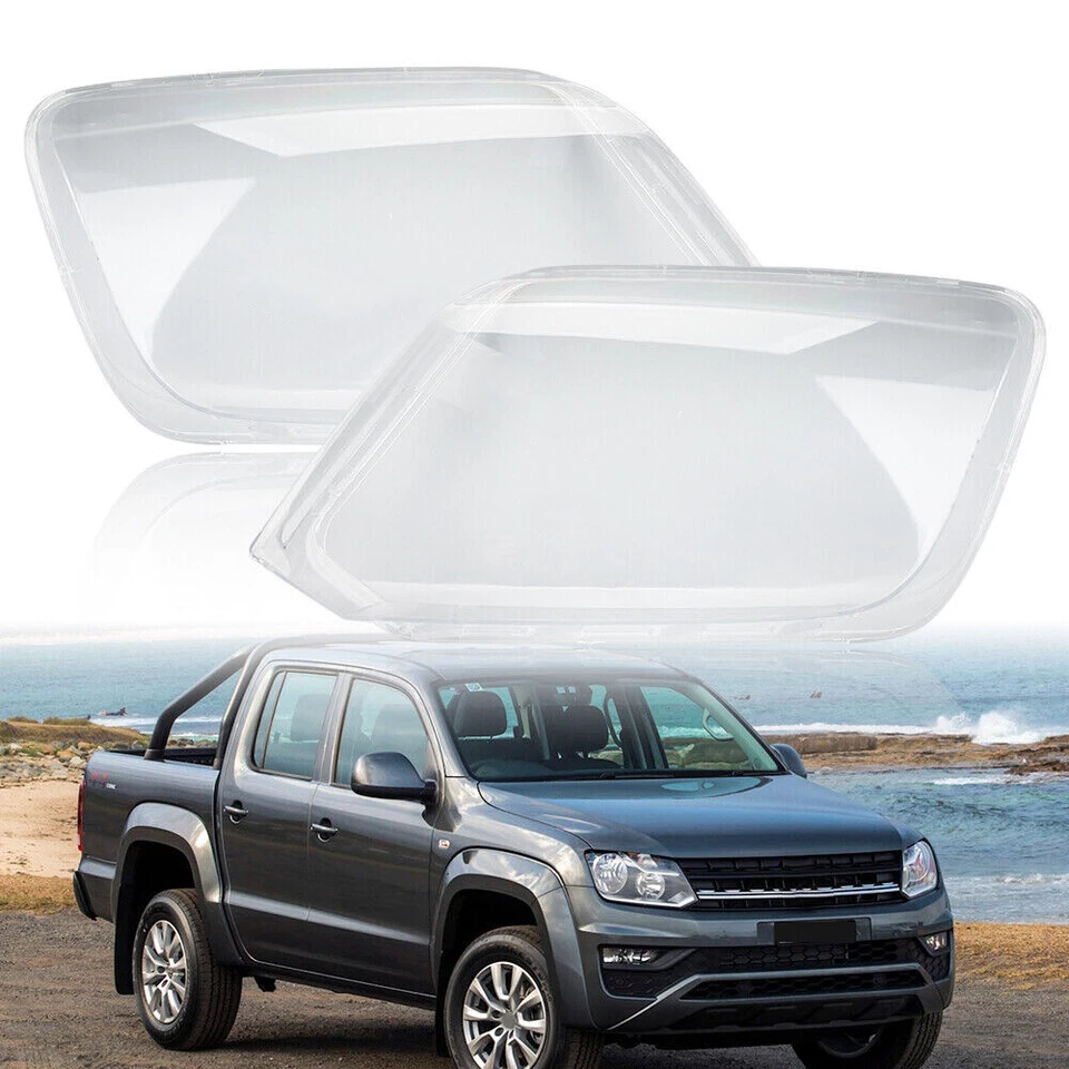 Para Volkswagen Amarok Ute 2H 2010~2022 1 par de faros lámpara lente cubierta Foto 1 de 4