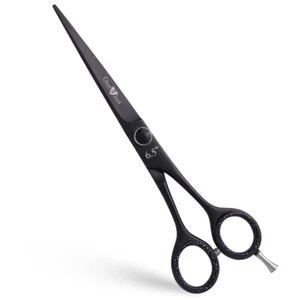 EXJ - 6,5" Professionelle Friseurschere & Friseurschere - schwarz matt - Bild 1 von 6