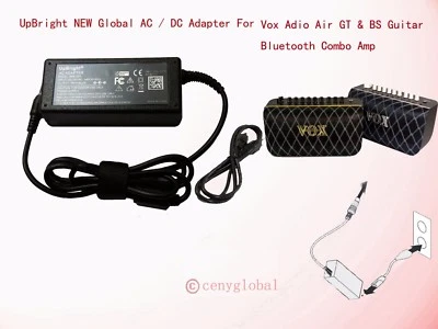 19V AC Adapter For Vox Adio Air GT & BS Guitar Bluetooth Combo Amp Power Charger - Image 1 of 4