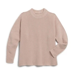 Frank & Eileen Monterey Pullover rosa gerollt Trichterkragen Feder Größe S - Bild 1 von 6
