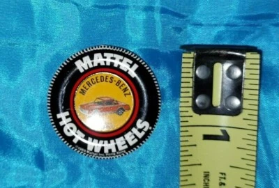 DE COLECCIÓN 1969 MATTEL HOT WHEELS REDLINE BOTÓN/INSIGNIA/PIN MERCEDES BENZ 280SL Foto 1 de 2