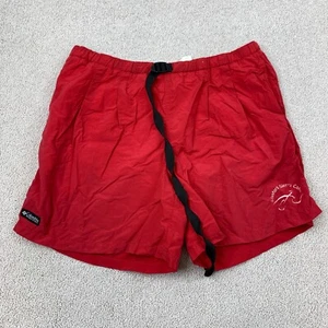 Columbia Stanford Sierra Camp Swim Board Shorts Men's Large Red Drawstring Waist - Picture 1 of 8