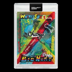 Topps PROJECT 2020 Card 174 - 1990 Frank Thomas by Gregory Siff (w/Box)IN HAND - Picture 1 of 3