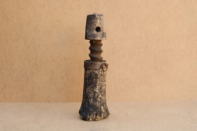 Wagon Jack Wood Jack-Lift Horse Wagon Wheel Trailer Antique Device Rare 1800s. - Image 1 of 4