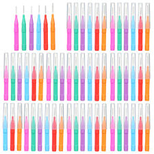 60PCS Interdental Brushes  Floss Toothpick Orthodontic Braces Brush F3D7