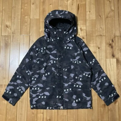GOD SELECTION XXX × BAPE camo hoodie Snowboard Jacket A Bathing Ape Size M - Image 1 of 4