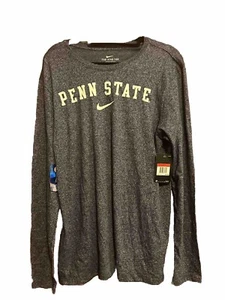 Penn State Nittany Lions Nike Herren Nike T-Shirt Langarmshirt Größe Large Neu mit Etikett - Bild 1 von 6