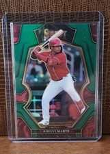 Noelvi Marte 2023 Select - Premier Level (Green) 4/5 **ROOKIE CARD**SSP**