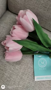 Martha Stewart artificial REAL TOUCH TULIPS Spring Summer bundle Tulip NEW set 7 - Picture 1 of 20