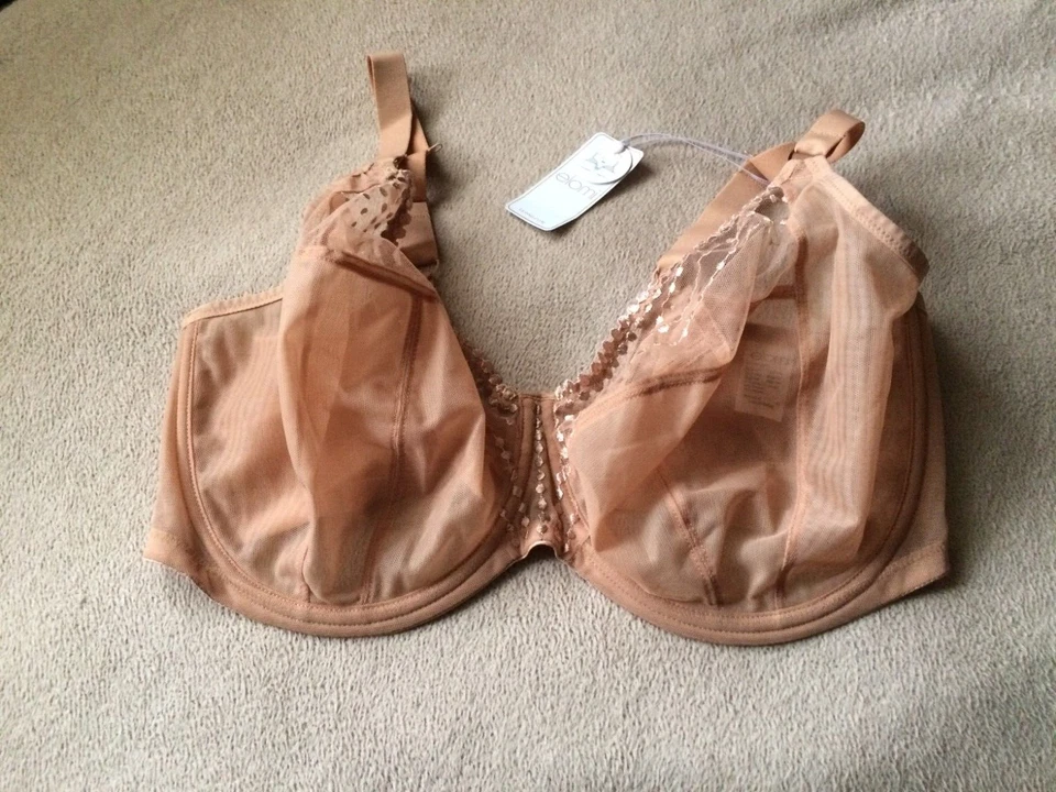 Sujetador con aros Elomi 40K (H) Café Matilda copa completa estilo 8900 nuevo con etiquetas Foto 1 de 4