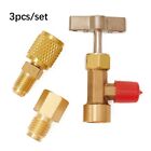 Versatile R134a Can Tap Valve And Adapter 3Pcs Pack For Multiple Applications
