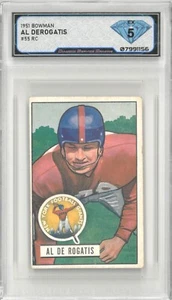 1951 Bowman AL DERERGATIS #55 Rc 💎 DSG 5 EX - Bild 1 von 2