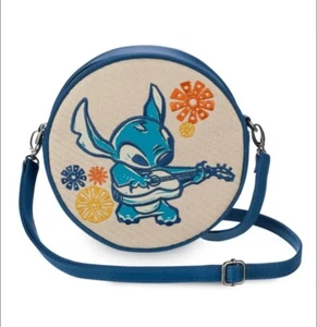 Disney Ukelele Playing Stitch Round Crossbody Purse Handbag Pocketbook - Picture 1 of 3