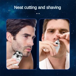 Mini-Shave For Men Electric Shaver Pocket Rechargeable Waterproof Razor Portable - Picture 1 of 11