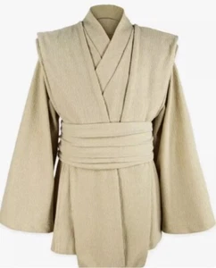 Star Wars Galaxy's Edge Cosplay Costume JEDI TUNIC ~ Adult L/XL TAN ~ Brand New! - Picture 1 of 4