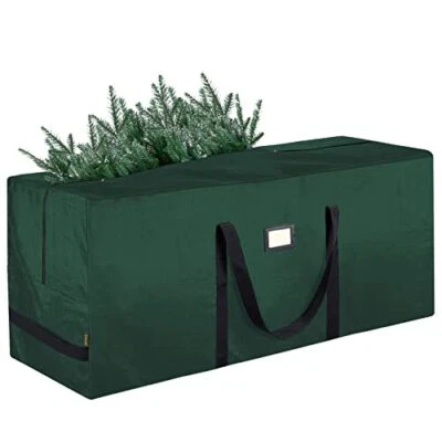  Extra Large Christmas Tree Storage Bag With Reinforced Handles 7.5 ft Green - Image 1 of 4