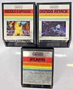 3 juegos de Atari - Demon Attack, Atlantis y Riddle Of The Sphinx - Imagen 1 de 4