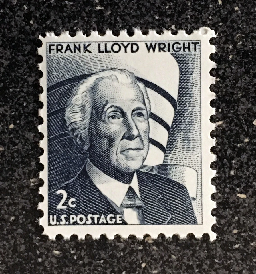 1968US #1280 2c Frank Lloyd Wright - Single Stamp From Sheet  Mint NH - Image 1 of 1