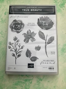 New Stampin Up! 158976 True Beauty - Flower Love Stamp Set of 11 cardmaking - Picture 1 of 2