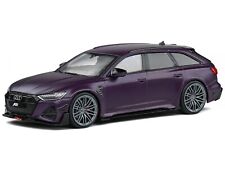 1 43 Solido Audi Abt RS6-R 2022 Avant (C8) 2022 Purple Matte