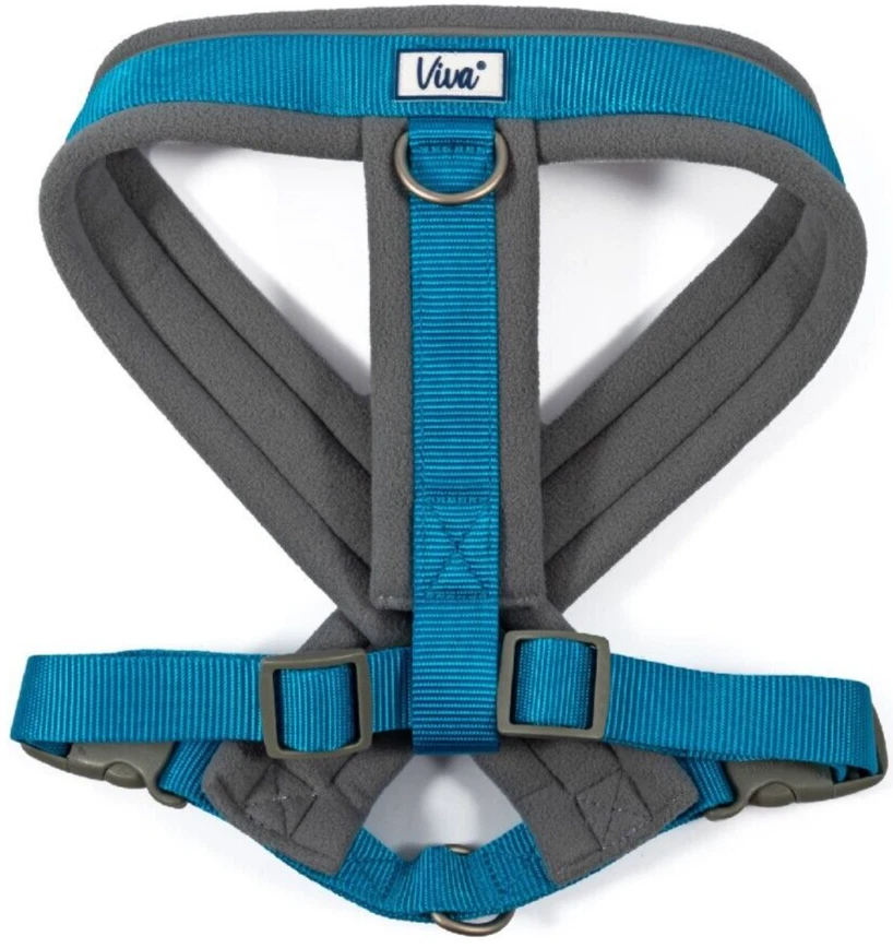 Arnés acolchado para perros - azul. Mediana (41cm - 53cm). Foto 1 de 4