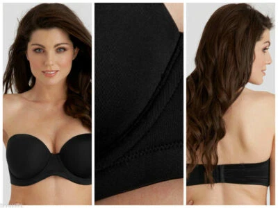 Nuevo Sujetador Alfombra Roja Wacoal 854119 Negro Talla 34DDD/Sin Correas Foto 1 de 4