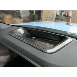 Real Carbon Fiber Dashboard HUD Panel Cover Trim for BMW M3 M4 G80 G82 G83 2021+ - Picture 1 of 6
