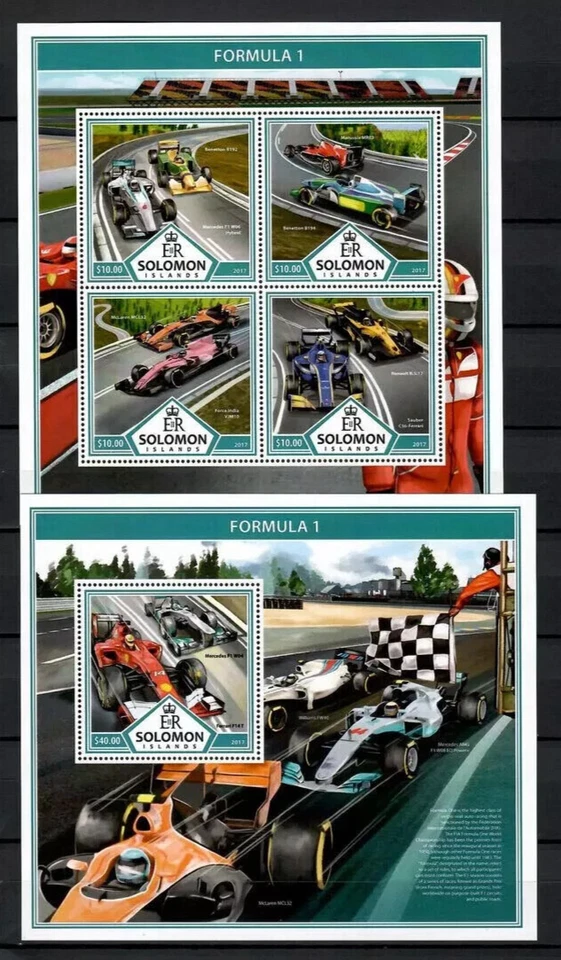 Formula / Racing / Sport - Solomon Island 2017 - stamps - MNH** G115 - Image 1 of 1