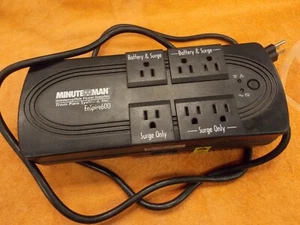 Surge Protector Minuteman EnSpire 600va 300w Uninterruptable Power Supply noBatt - Picture 1 of 6
