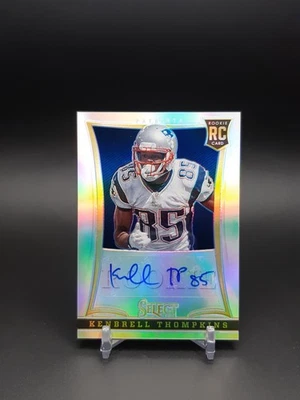 2013 Panini Select Silver Prizm Rookie /199 Kenbrell Thompkins #270 Auto RC - Image 1 of 2