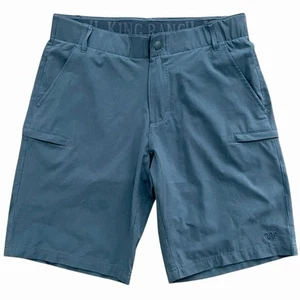 King Ranch Cargo Shorts Men Large Blue 11" Casual Workwear Rancher - Picture 1 of 4
