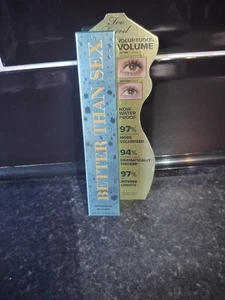 Too Faced Better Than Sex Waterproof Black Volumizing Mascara X 1 . Sealed - Picture 1 of 5