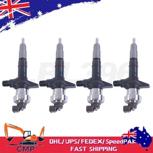 4pcs Fuel Injectors 095000-6980 095000-6100 8-98011604-2 For Isuzu Dmax 4JJ1 - Foto 1 di 6