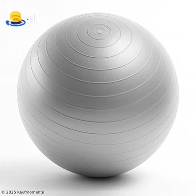 Gymnastikball Matt 65/75cm Rutschfest Anti-Burst System Yogaball belastbar 200Kg