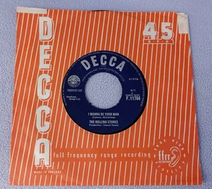 THE ROLLING STONES I WANNA BE YOUR MAN / STONED ORIGINAL 1963 7" VINYL SINGLE - Picture 1 of 2