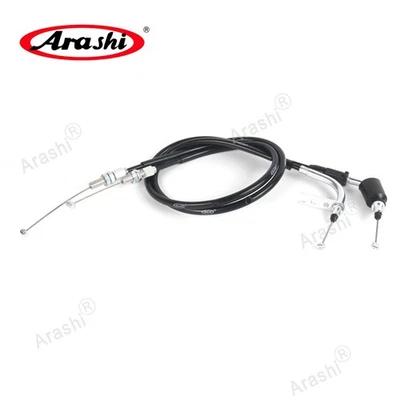 Arashi BLACK Throttle Cables Wire Line Linkage For Suzuki GSXR1000 2009-2016 K9 - Image 1 of 4