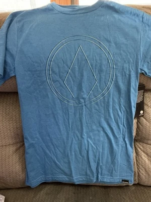 New Volcom T-shirt, Logo, Blue - XS - Image 1 of 4