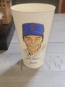 1973 7-11 Slurpee Cups TOM SEAVER New York Mets Seven Eleven Baseball - Picture 1 of 3