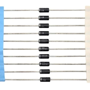 10x Motorola 1N5818 Schottky Diodes 30V 1A DO-41 Rectifier - Picture 1 of 3